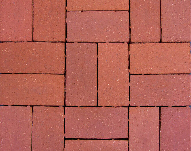 Sunset Red exterior brick paver product swatch