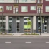 Aksent 3D Grey Basalt Stacked Stone Commercial Exterior