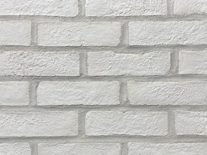 Alpine White Clay Thin Brick - Running Bond