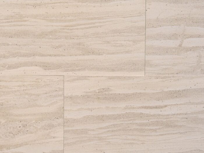 Closeup of AllClad Calypso Honed natural stone tiles product