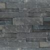 Closeup of Standard Series Charcoal Rock Panels product