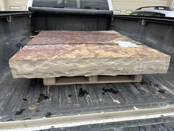 Chilton Limestone cap Chilton Limestone cap with natural cleft top and rock face edge