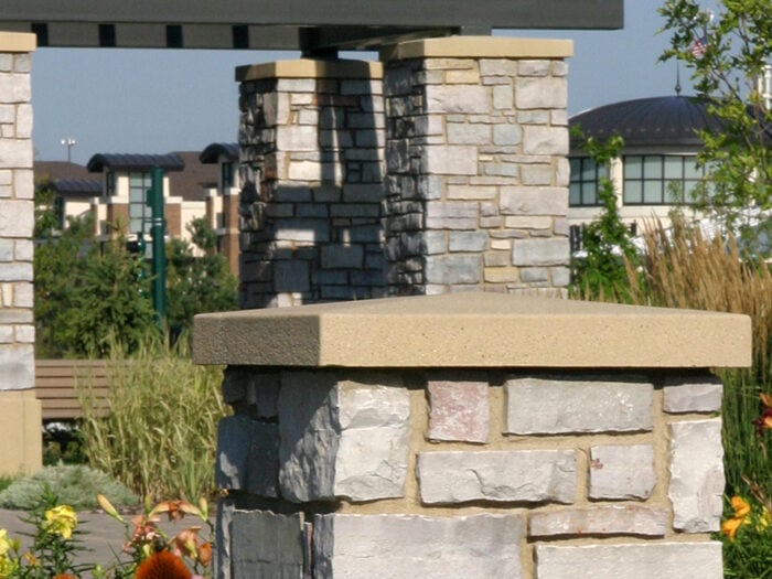 example image of chilton cambrian stone on a commercial building