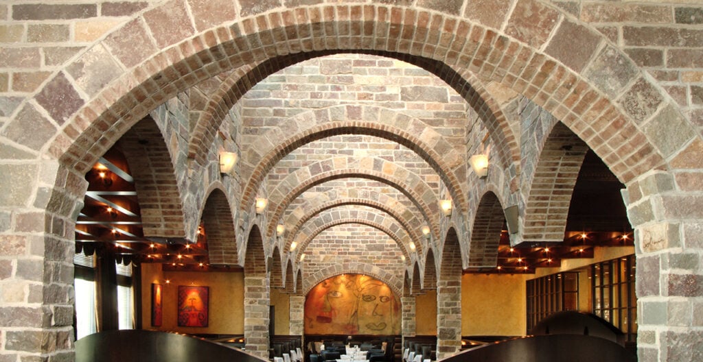 photo of a restaurant interior with chilton full color castle rock to provide an example of what a finished project looks like