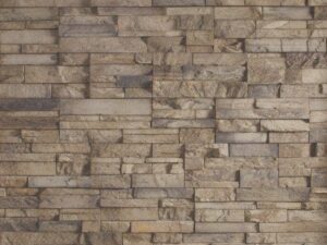 Closeup of Muddywaters Chop Ledge manufactured stone veneer product