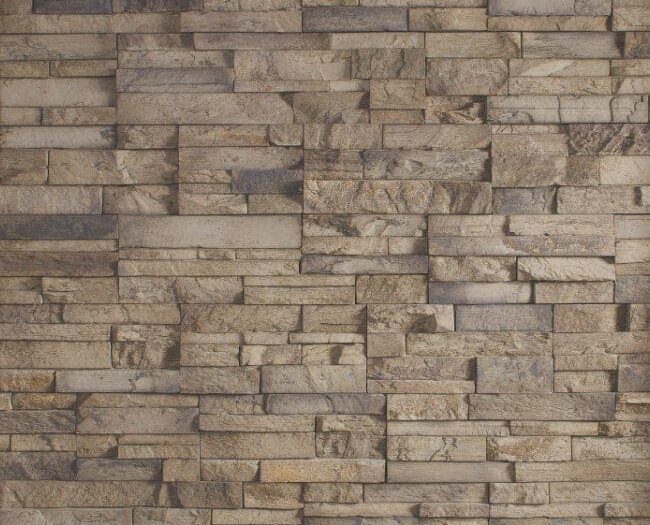 Closeup of Muddywaters Chop Ledge manufactured stone veneer product