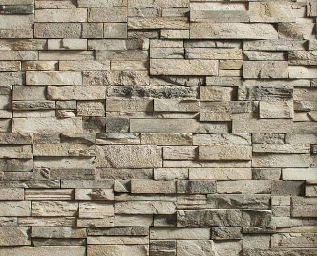 Closeup of Seapearl Chop Ledge manufactured stone veneer product
