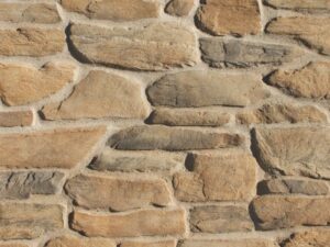 Closeup of Toasted Farmhouse Ledge manufactured stone veneer product
