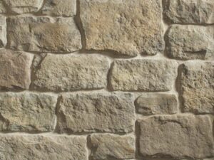 Closeup of Greentea Orchard Limestone manufactured stone veneer product