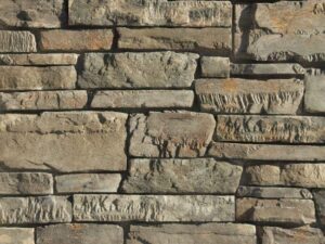 Closeup of Greentea Peak Ledge manufactured stone veneer product
