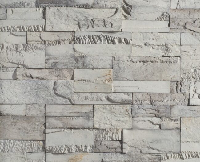 Closeup of Fogbank Split Modular manufactured stone veneer product