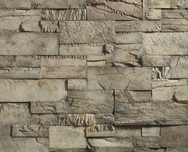 Closeup of Greentea Split Modular manufactured stone veneer product