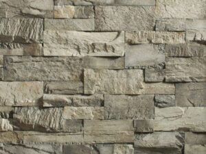 Closeup of Greypearl Split Modular manufactured stone veneer