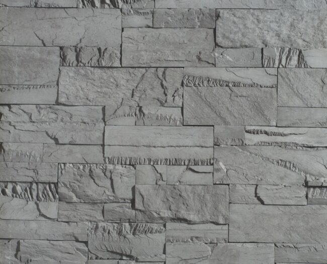 Closeup of Nirvana Split Modular manufactured stone veneer product\