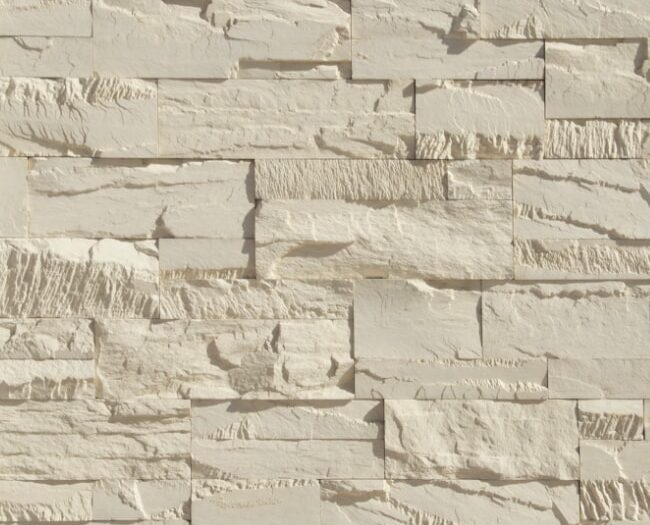Closeup of Powder Split Modular manufactured stone veneer product