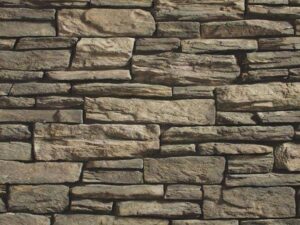 Closeup of Bison Trail Ledge manufactured stone veneer product