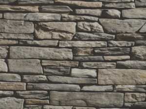 Closeup of Blacktruffle Trail Ledge Manufactured Stone Veneer product
