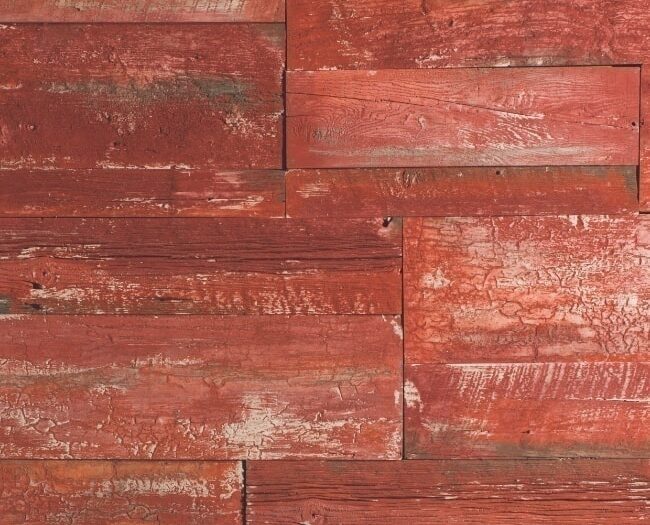 Closeup of Redbarn Weathered Plank Manufactured Veneer product