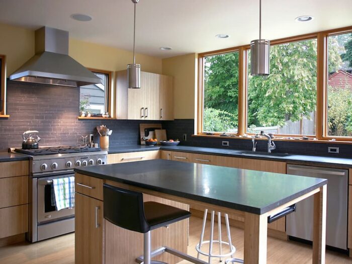 Ebony Basalt Lynia Natural Stone Residential Kitchen