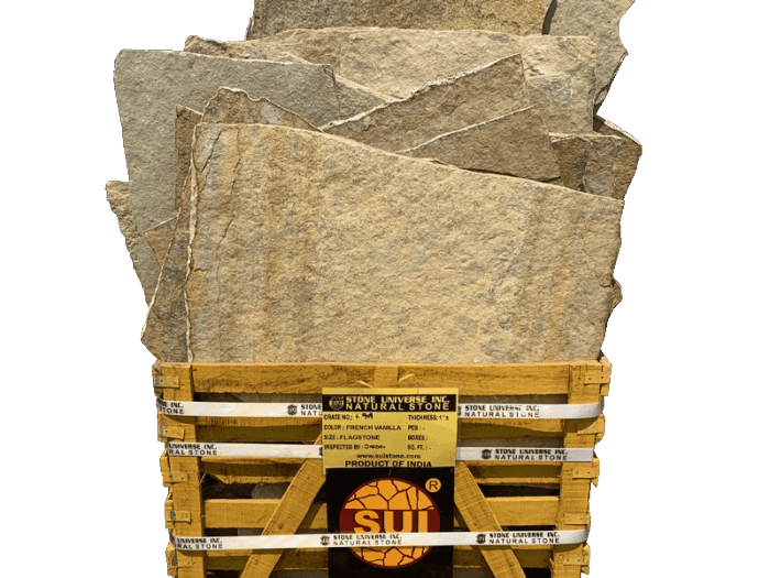 French Vanilla Irregular Flagstone product swatch