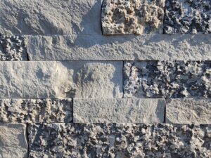 Grey Stone Retaining Wall Product Swatch