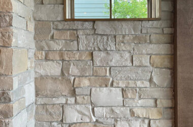 Example of Natural Stone - Thin Veneer Application