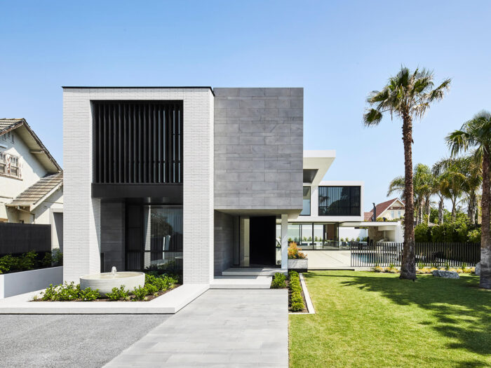 Platinum Lavastone Planc Natural Stone Veneer Residential Exterior