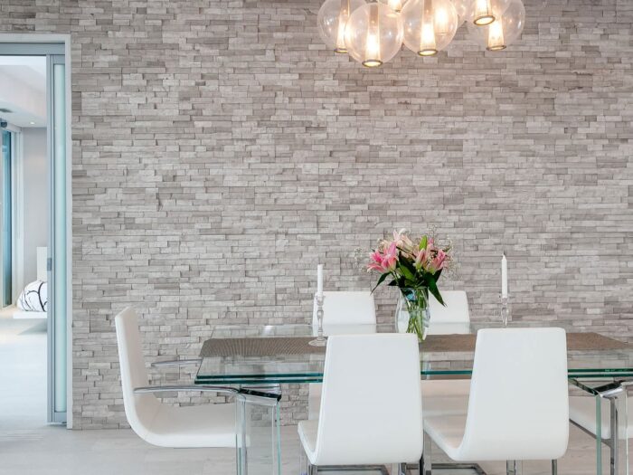Pro Series Silva Splitface Stone Panels Residential Feature Wall