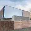 Slim Line Ochre SL Stone Panel Building Exterior