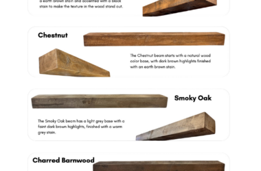 Small Rough Cut Mantel
