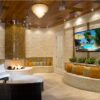 Standard Series Ivory Quartz Rock Panels Outdoor Fireplace
