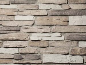 Closeup of Loveland Country Ledge manufactured stone veneer product