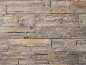 Closeup of Alden Long Island Stak manufactured stone veneer product