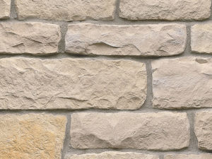 Closeup of Ohio Heritage manufactured stone veneer product