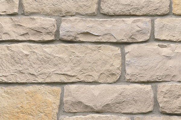Closeup of Ohio Heritage manufactured stone veneer product