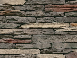 Closeup of Tennessee Laurel Cavern Ledge manufactured stone veneer product