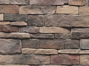 Closeup of Tennessee Ledgestone manufacturedd stone veneer product