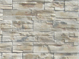 Closeup of Mesa Grey Imperial Stack manufactured stone veneer product