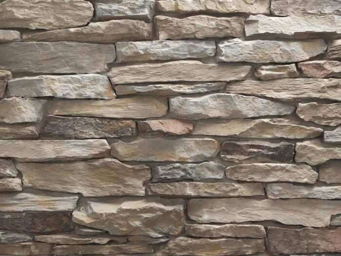 Closeup of Mineral County Shadow Ledge manufactured stone veneer product