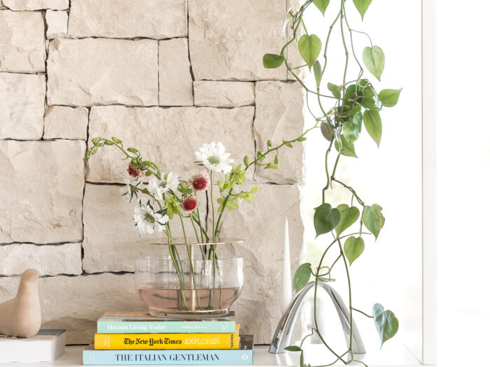 Whitsunday Ashlar natural stone veneer feature wall