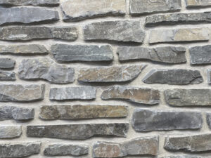 closeup of castle mountain strip stack ledgestone natural stone veneer product