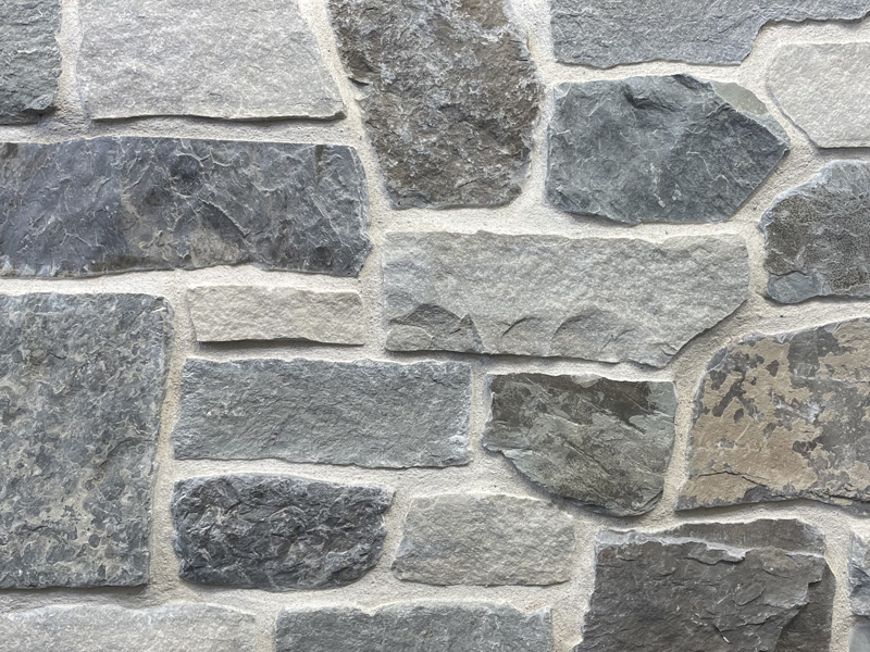 closeup of crater lake mountain natural stone veneer product