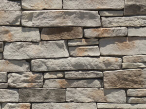 Closeup of Hamilton Ledgestone manufactured stone veneer product