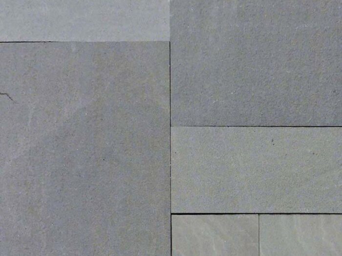 Mountain Bluestone cut and patterned flagstone product swatch photo