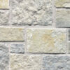 closeup of nantucket natural stone veneer display with restoration mortar