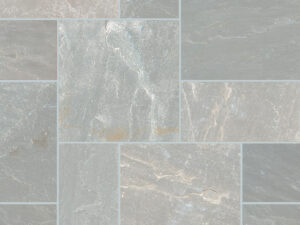 Nova Gray cut and patterned flagstone product swatch photo
