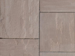 Autumn Brown cut and patterned flagstone product swatch