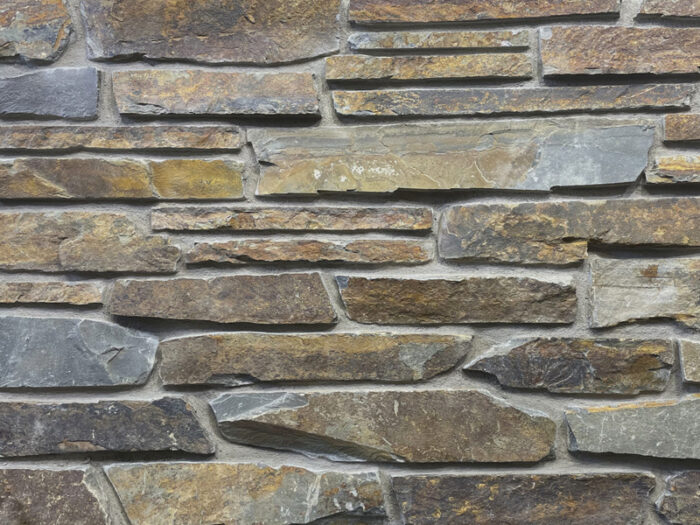 closeup of prichardstrip stack ledgestone natural stone veneer product