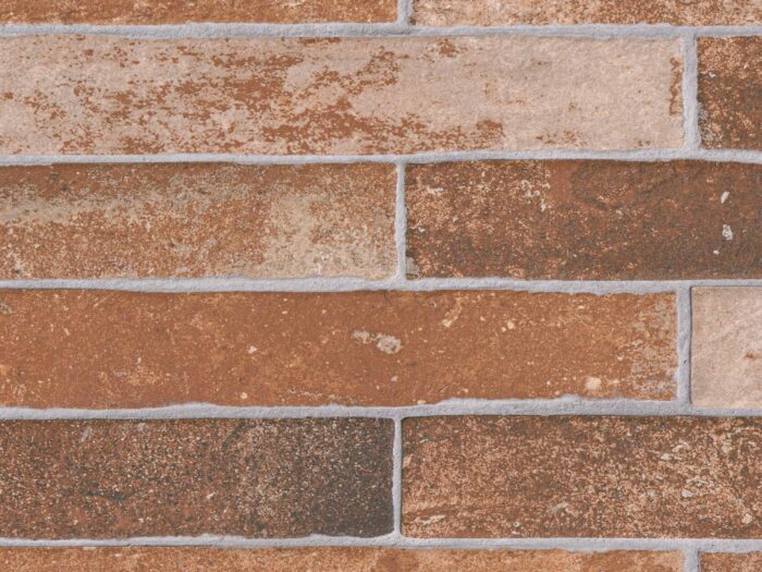 Red 2x18 Brick Brickstone Porcelain product swatch