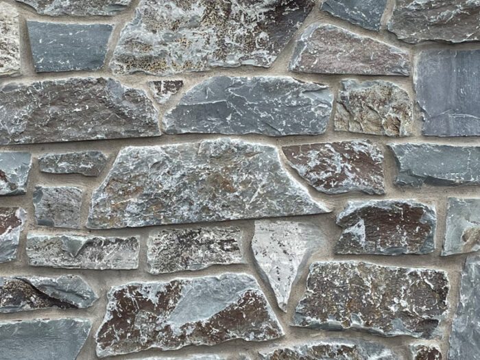 closeup of timber woods natural stone veneer